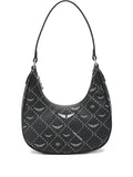 Zadigvoltaire Z Night Out Logo Graphic Shoulder Bag — Same as shown — Size One Size — Front View