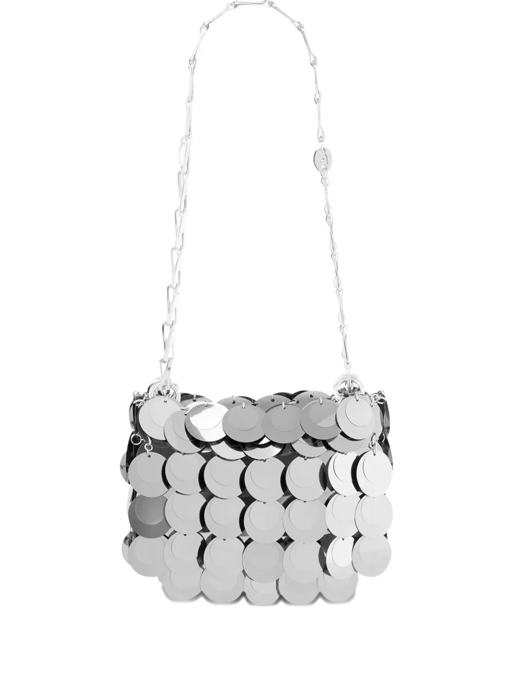 Rabanne Sparkle Multi Layered Chain Mini Bag — Same as shown — Size One Size — Front View