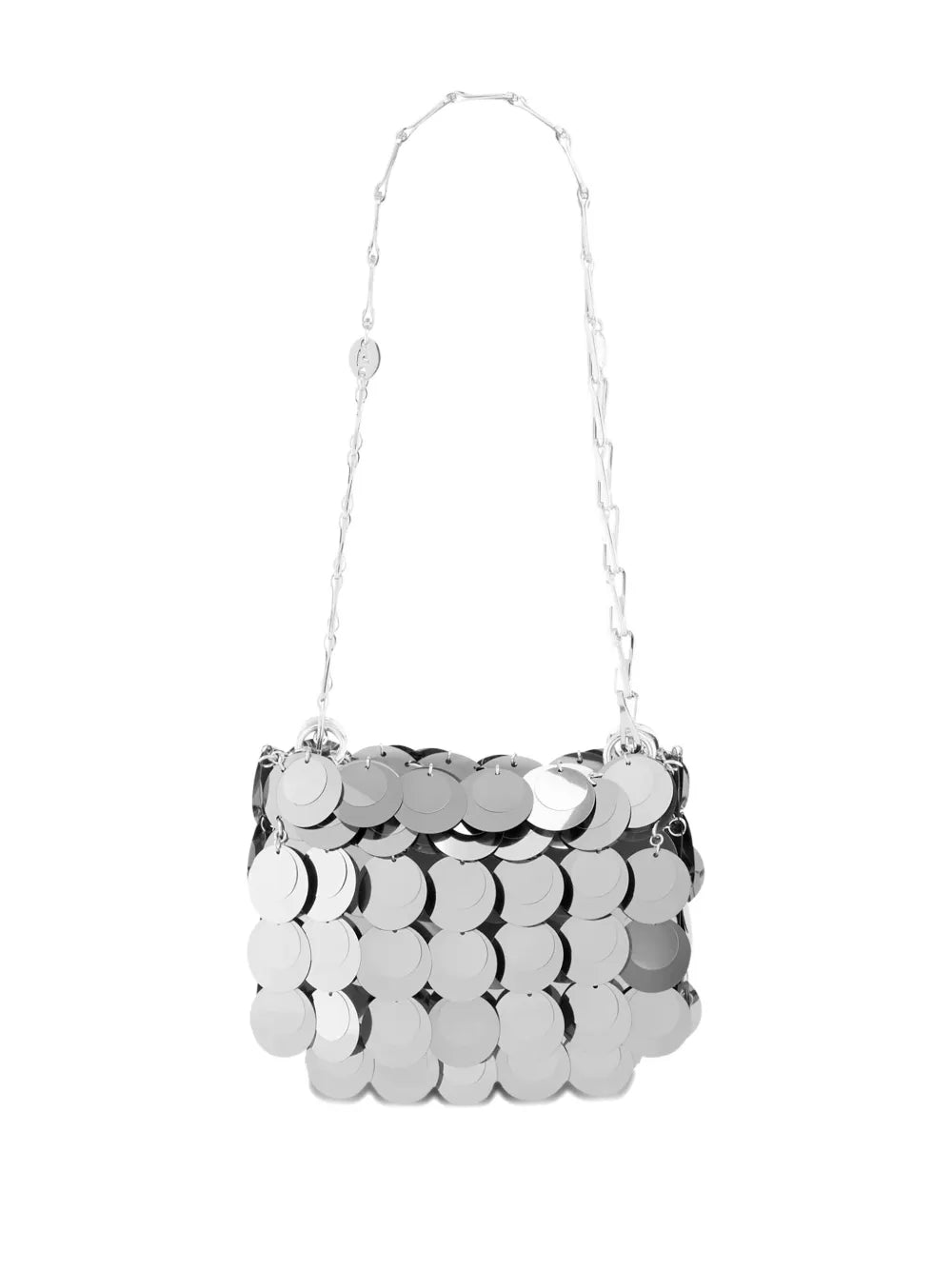Rabanne Sparkle Multi Layered Chain Mini Bag — Same as shown — Size One Size — Back View