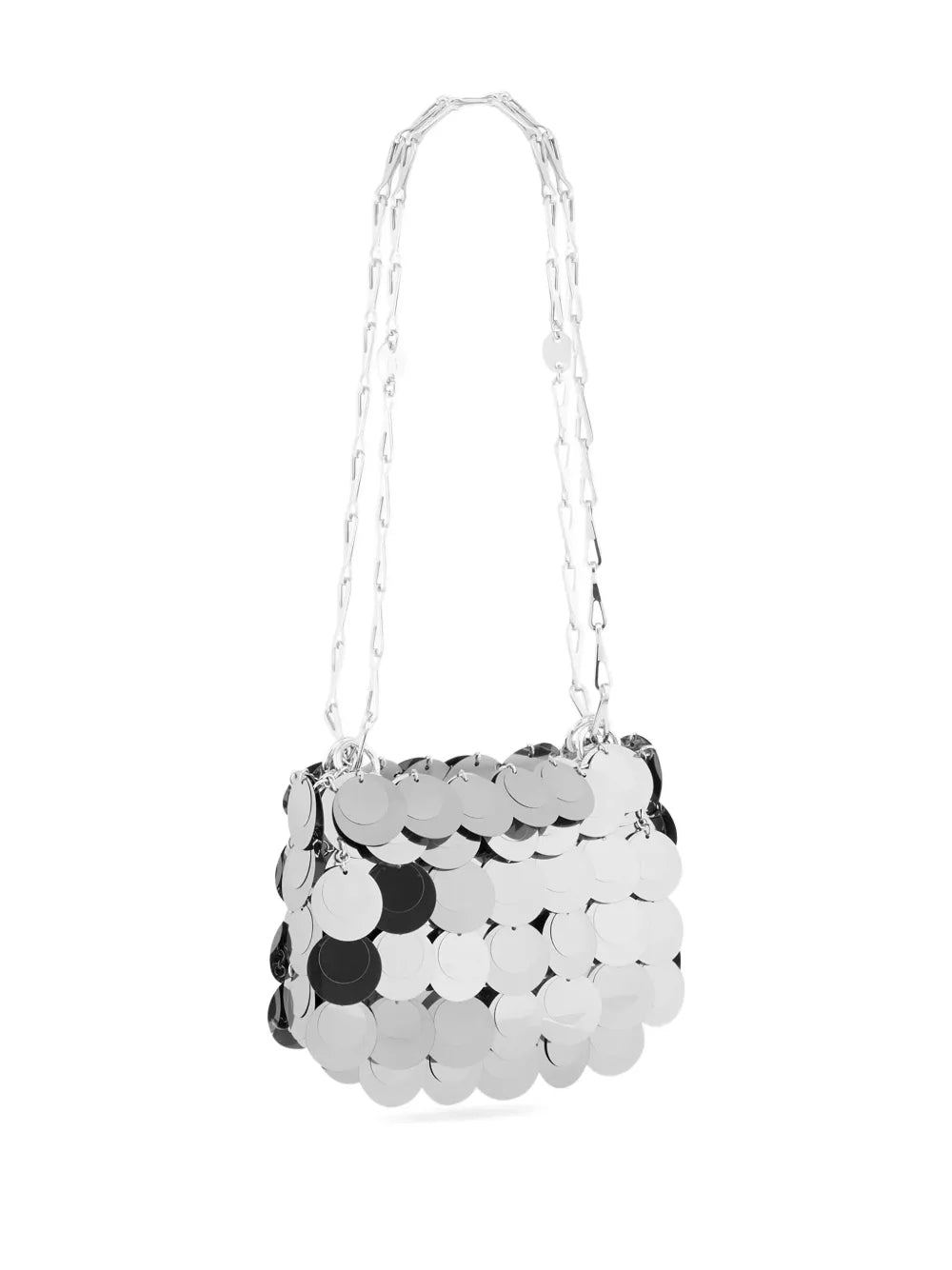 Rabanne Sparkle Multi Layered Chain Mini Bag — Same as shown — Size One Size — Top View