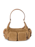 Miu Miu Corduroy Shoulder Bag — Same as shown — Size One Size — Front View
