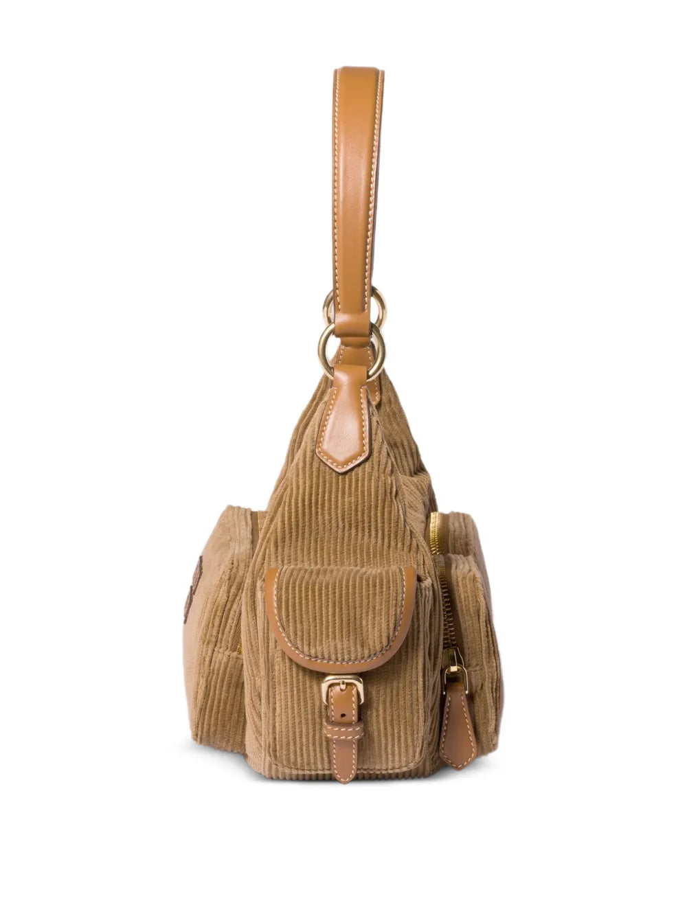 Miu Miu Corduroy Shoulder Bag — Same as shown — Size One Size — Back View