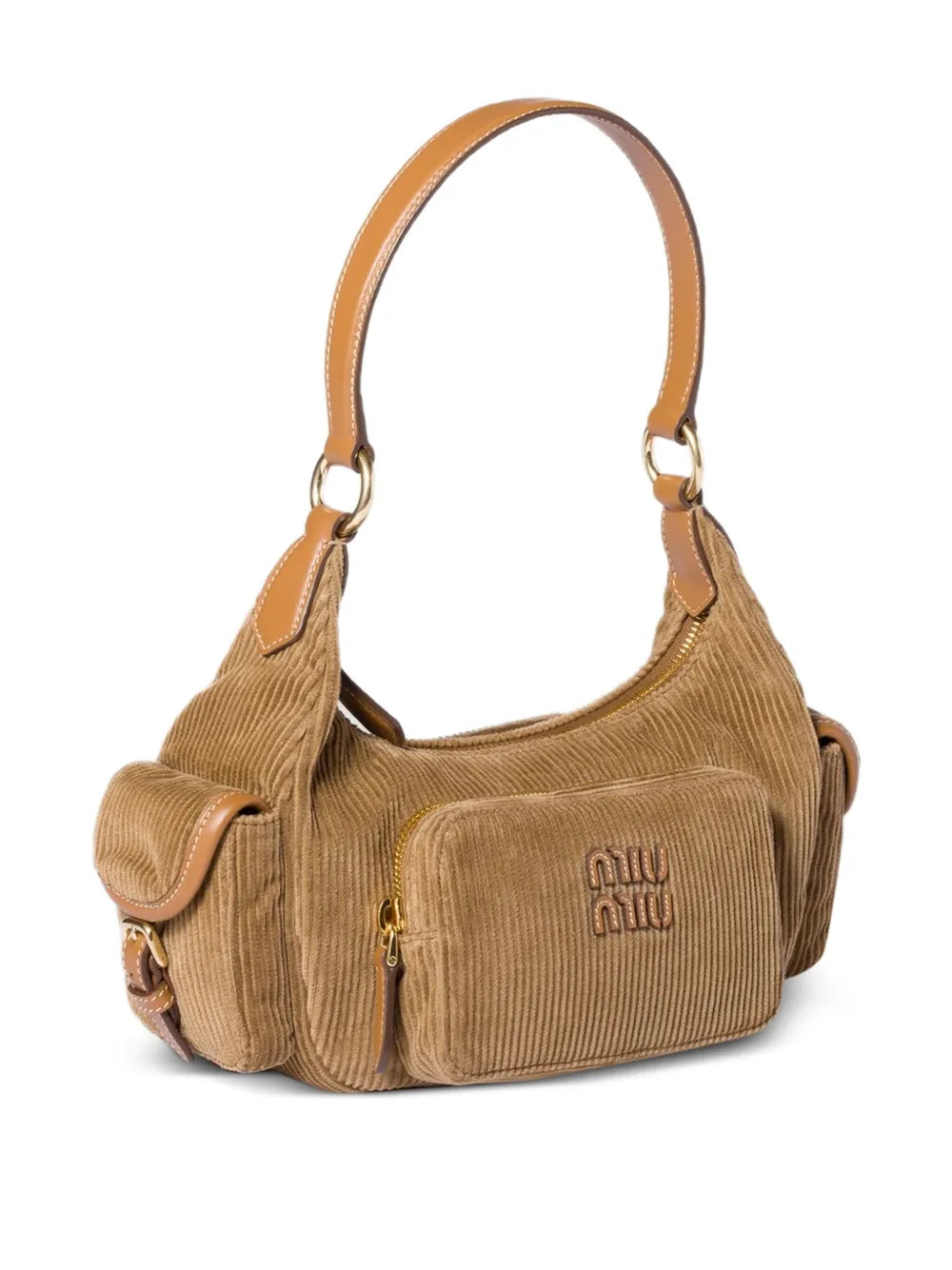 Miu Miu Corduroy Shoulder Bag — Same as shown — Size One Size — Detail View