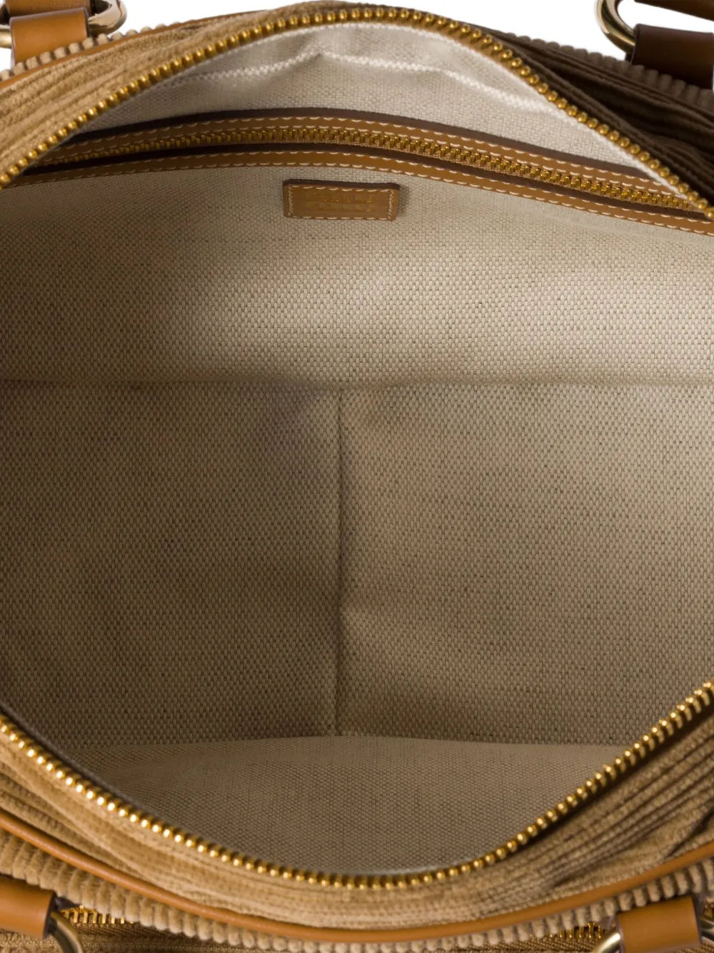 Miu Miu Pocket Corduroy Shoulder Bag — Same as shown — Size One Size — Top View