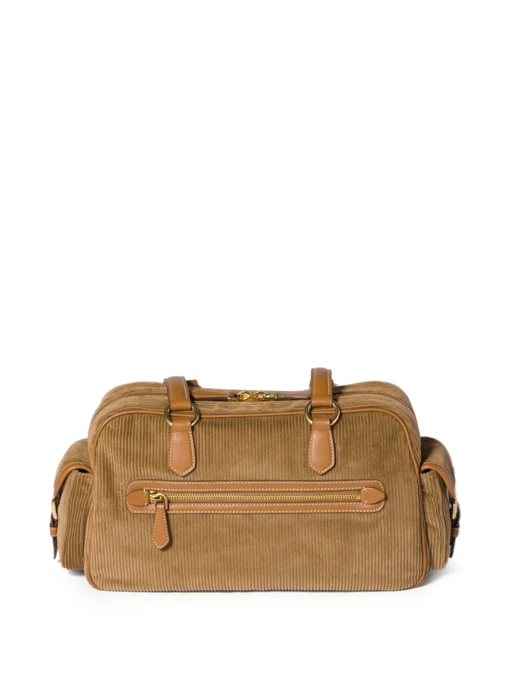 Miu Miu Pocket Corduroy Shoulder Bag — Same as shown — Size One Size — Back View