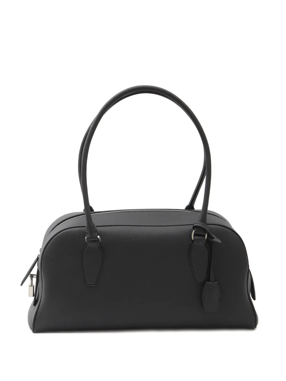 The Row Medium India Leather Shoulder Bag — Same as shown — Size One Size — Front View