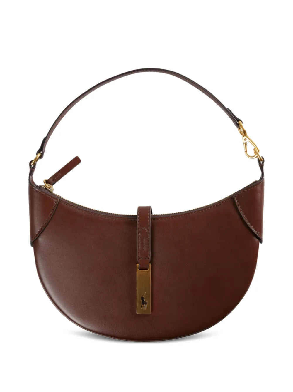 Polo Ralph Lauren Mini Polo Id Leather Shoulder Bag — Same as shown — Size One Size — Front View