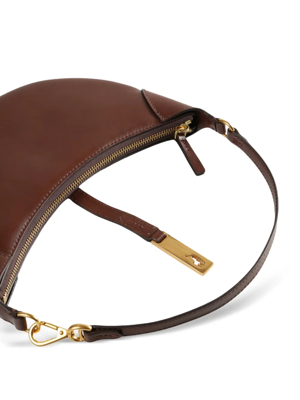 Polo Ralph Lauren Mini Polo Id Leather Shoulder Bag — Same as shown — Size One Size — Back View