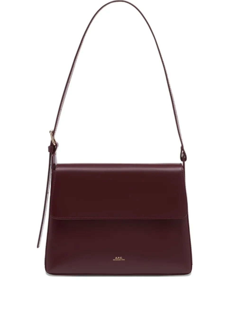 Apc Virginie Leather Shoulder Bag — Same as shown — Size One Size — Front View