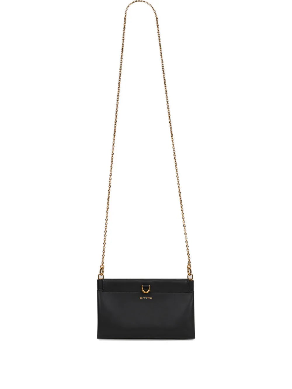 Etro Mini Talk Leather Shoulder Bag — Same as shown — Size One Size — Front View
