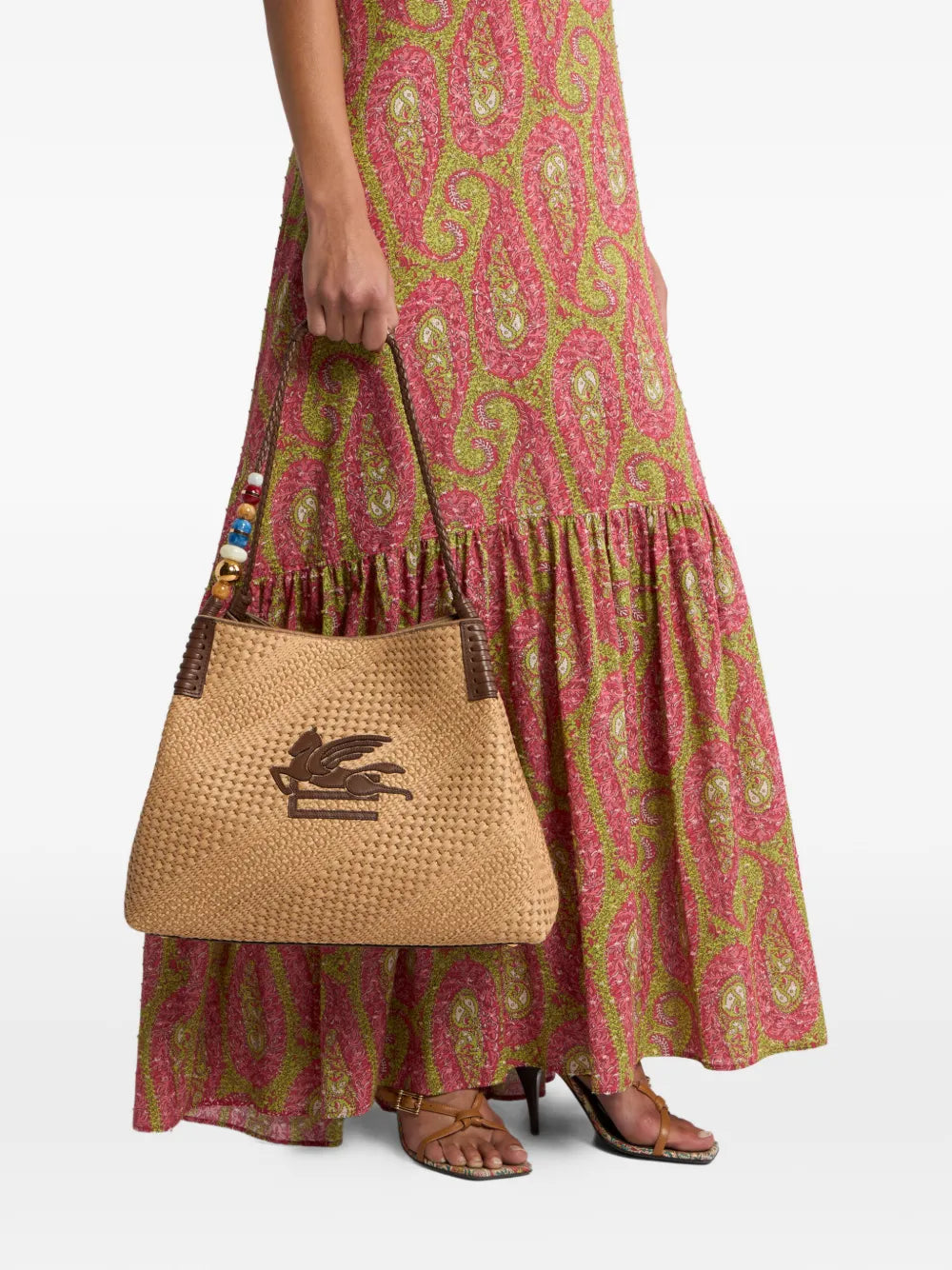 Etro Large Libra Pegasus Shoulder Bag — Same as shown — Size One Size — Side View