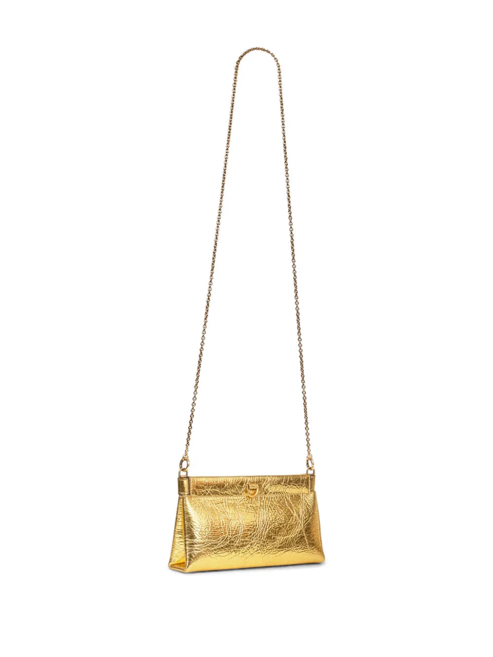 Etro Chain Strap Leather Shoulder Bag — Same as shown — Size One Size — Back View