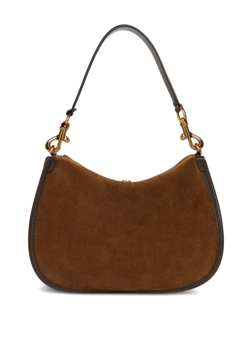 Etro Pony Floral Embroidery Suede Medium Shoulder Bag — Same as shown — Size One Size — Back View