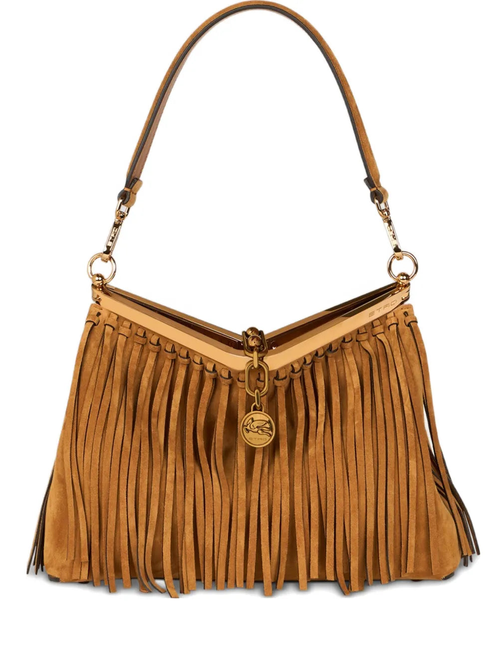 Etro Medium Vela Fringing Shoulder Bag — Same as shown — Size One Size — Front View
