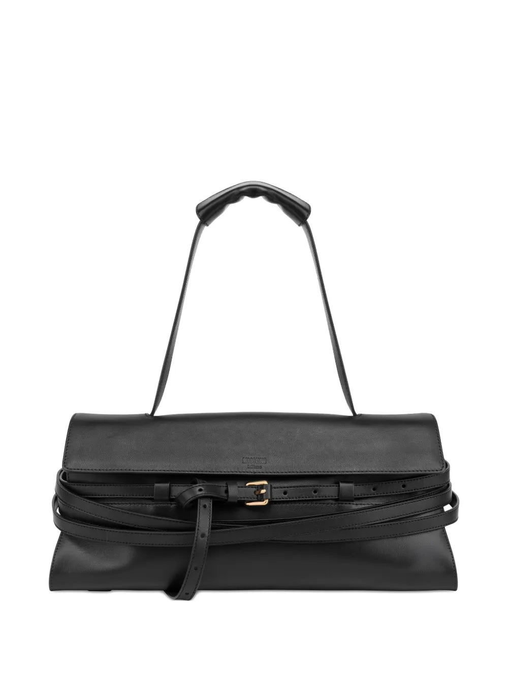 Moschino Medium Tie Me Shoulder Bag — Same as shown — Size One Size — Front View