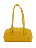 Marge Sherwood Boston Crocodile Embossed Shoulder Bag — Same as shown — Size One Size — Front View