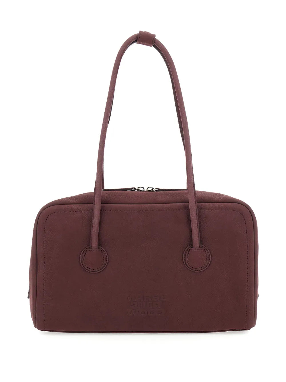 Marge Sherwood Embossed Logo Tote Bag — Same as shown — Size One Size — Side View