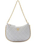 Chanel Pre Owned 2021 2025 Cc Quilted Lambskin Chain Around Hobo Shoulder Bag — Same as shown — Size One Size — Front View