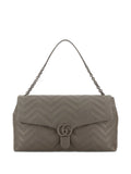 Gucci Maxi Gg Marmont Motif Shoulder Bag — Same as shown — Size One Size — Front View
