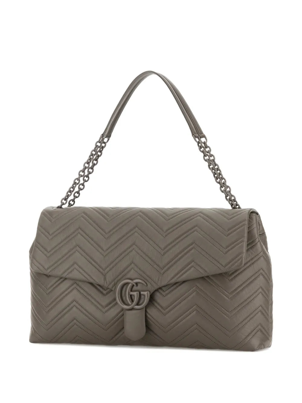 Gucci Maxi Gg Marmont Motif Shoulder Bag — Same as shown — Size One Size — Back View