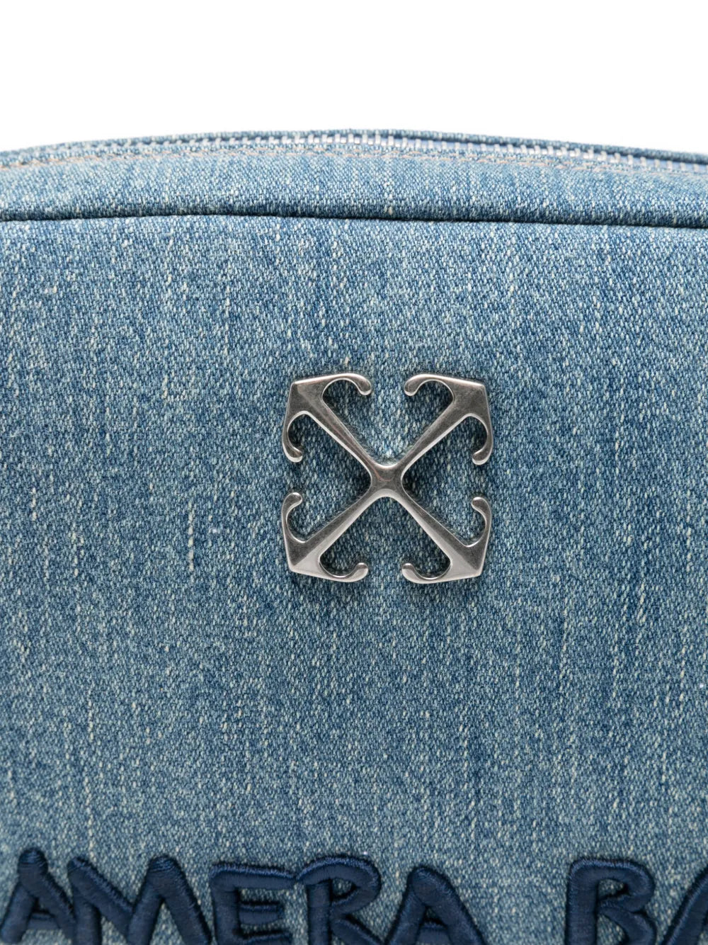 Off White Jitney Camera Logo Plaque Cross Body Bag — Same as shown — Size One Size — Top View