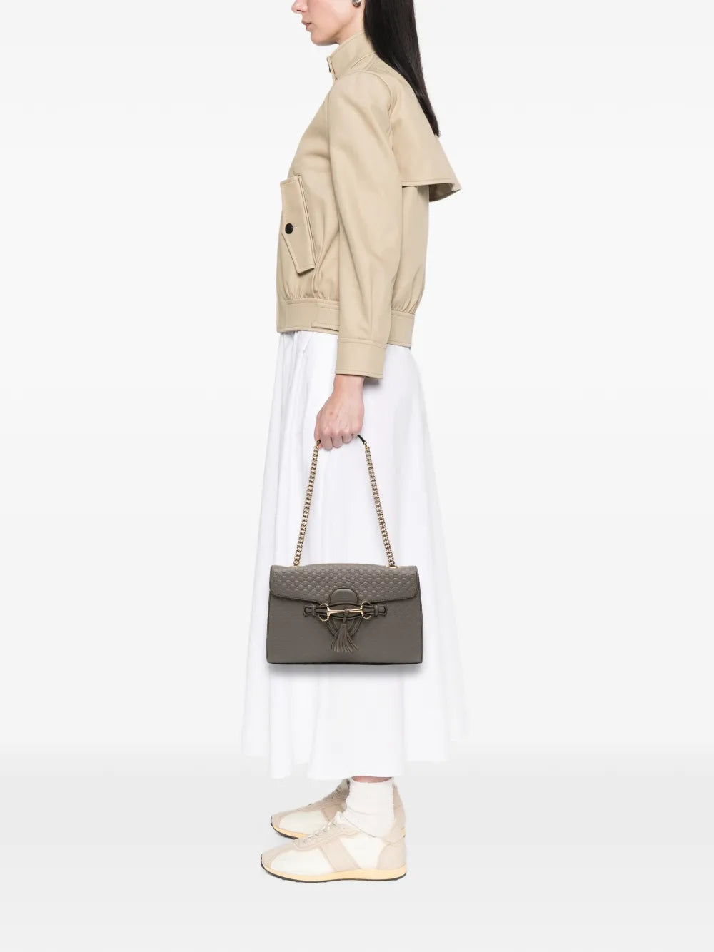 Gucci Pre Owned 2016 2025 Medium Microguccissima Emily Shoulder Bag — Same as shown — Size One Size — Side View