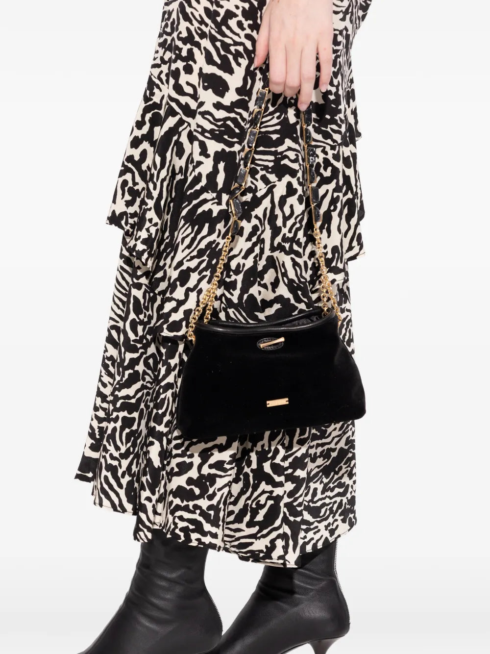 Cult Gaia Small Kiraz Bead Chain Strap Shoulder Bag — Same as shown — Size One Size — Side View