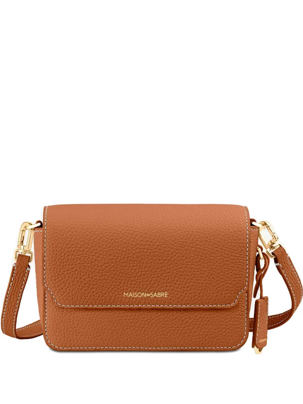Maison De Sabre Mini Flap Leather Shoulder Bag — Same as shown — Size One Size — Front View