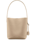 Maison De Sabre Leather Bucket Soft Tote — Same as shown — Size One Size — Front View