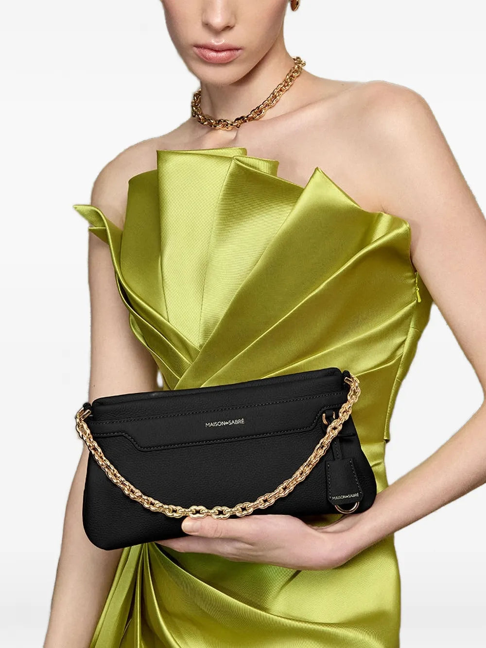 Maison De Sabre The Palais Soiree Eternity Chain Shoulder Bag — Same as shown — Size One Size — Side View