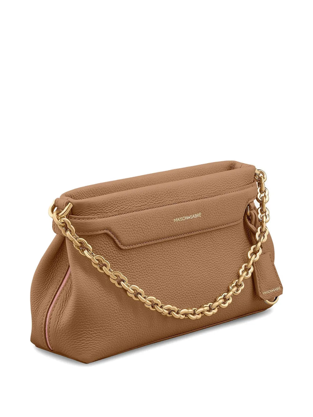 Maison De Sabre The Palais Soiree Chain Leather Shoulder Bag — Same as shown — Size One Size — Detail View