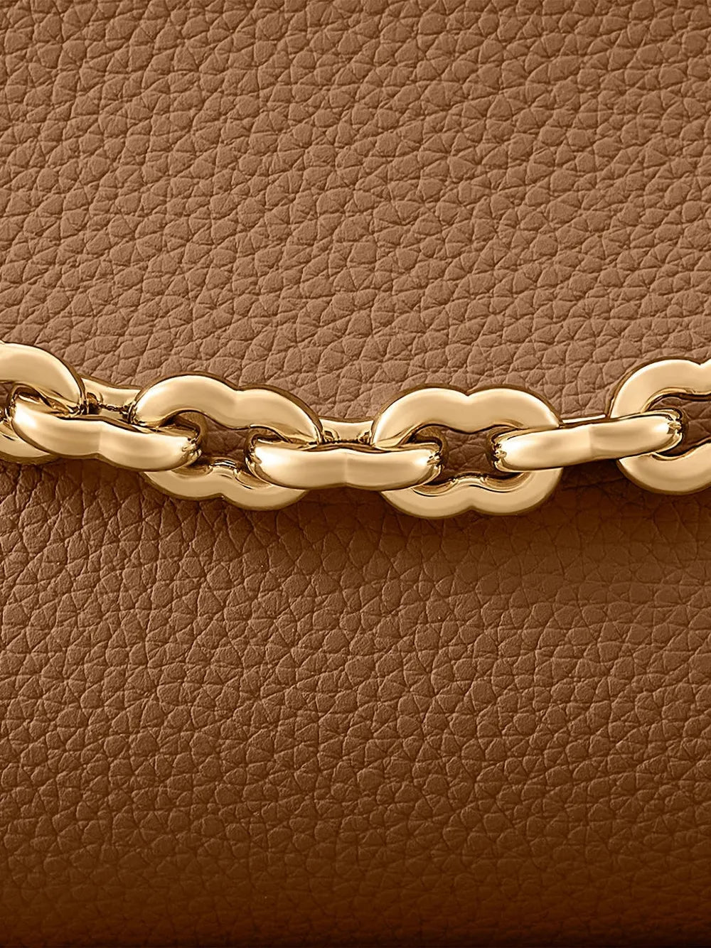Maison De Sabre The Palais Soiree Chain Leather Shoulder Bag — Same as shown — Size One Size — Top View