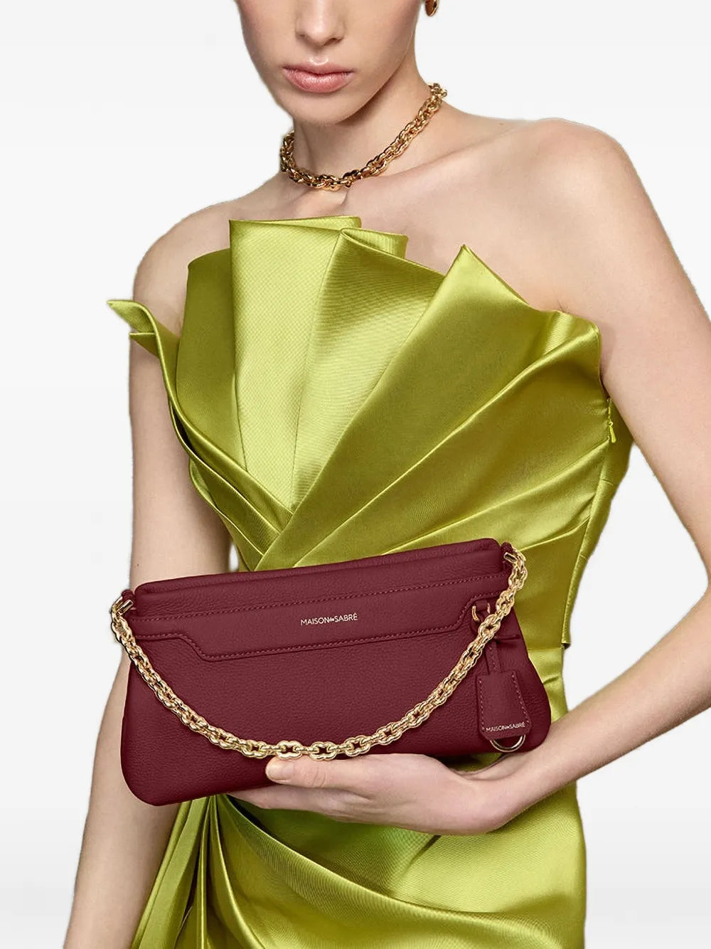 Maison De Sabre The Palais Soiree Chain Shoulder Bag — Same as shown — Size One Size — Side View