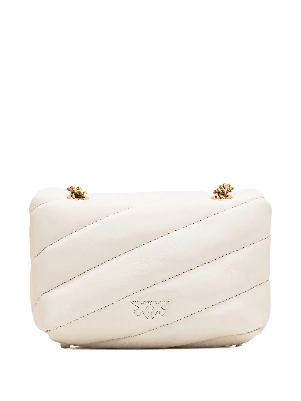 Pinko Love Birds Buckle Quilted Shoulder Bag — Same as shown — Size One Size — Side View