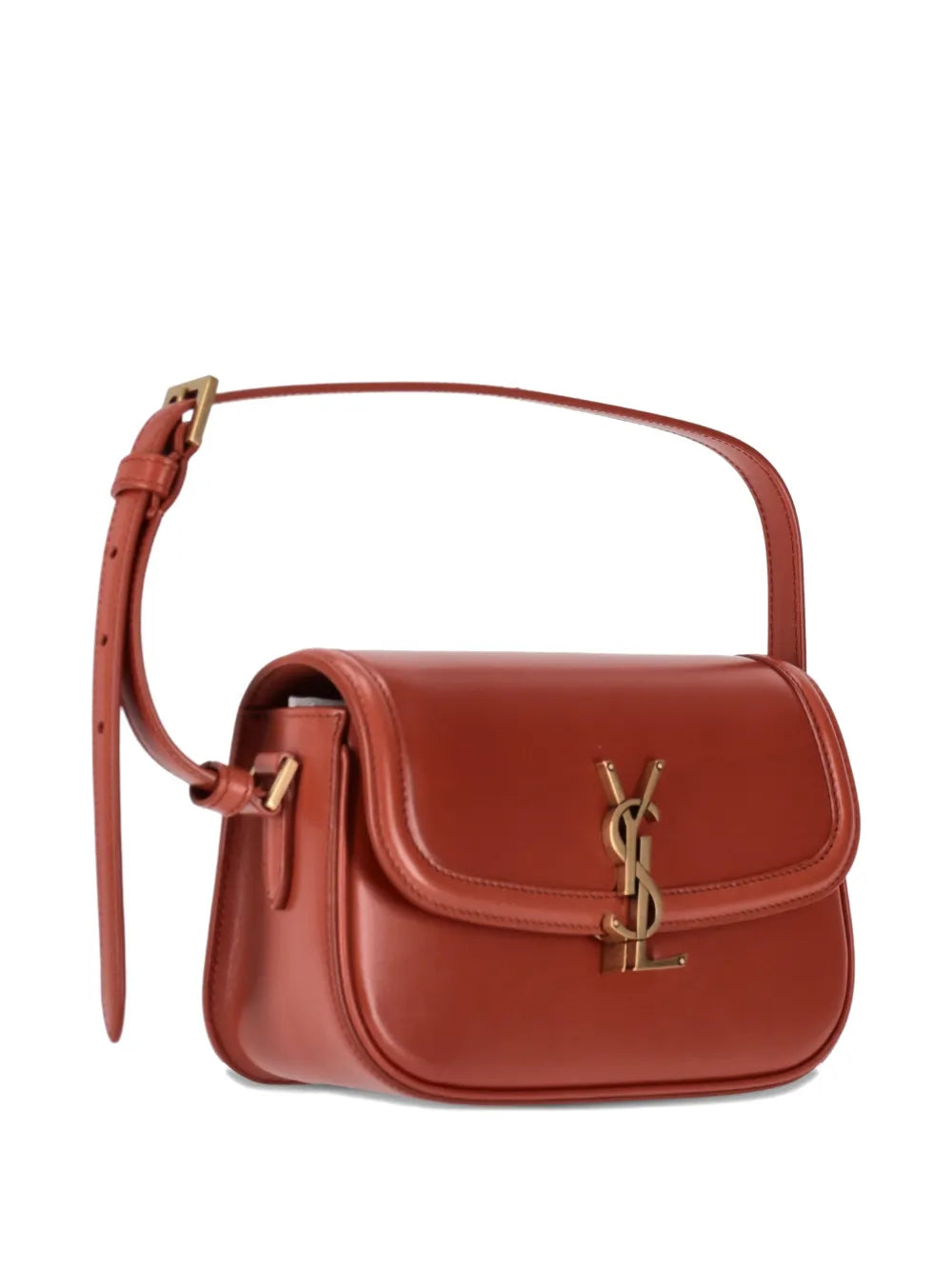 Saint Laurent Mini Solferino Leather Shoulder Bag — Same as shown — Size One Size — Side View