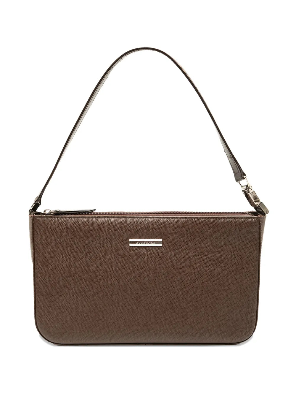 Burberry Pre Owned 2000 2017 Leather Shoulder Bag — Same as shown — Size One Size — Front View