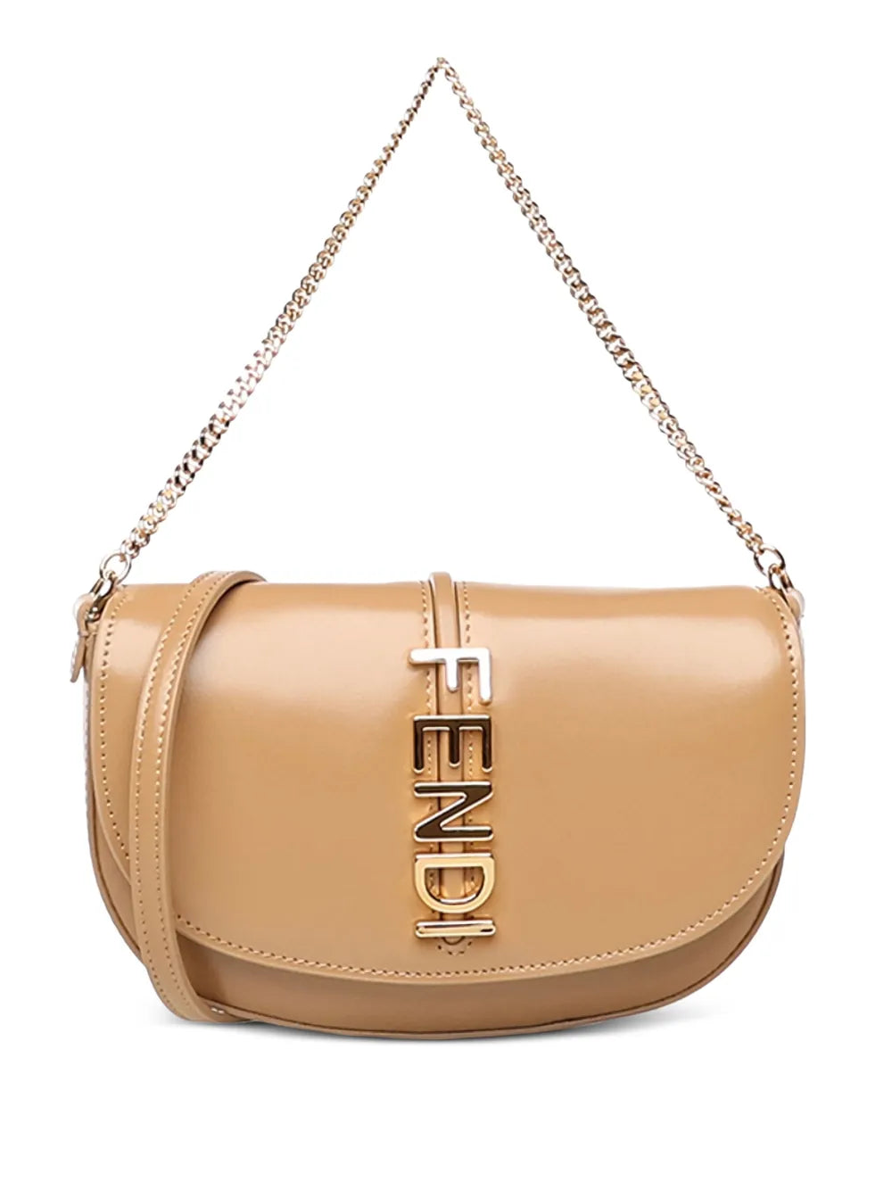 Fendi Fendigraphy Chain Shoulder Bag — Same as shown — Size One Size — Front View