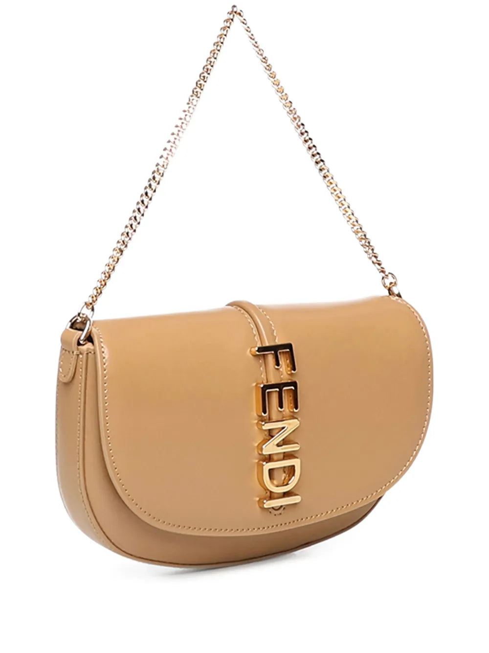 Fendi Fendigraphy Chain Shoulder Bag — Same as shown — Size One Size — Back View