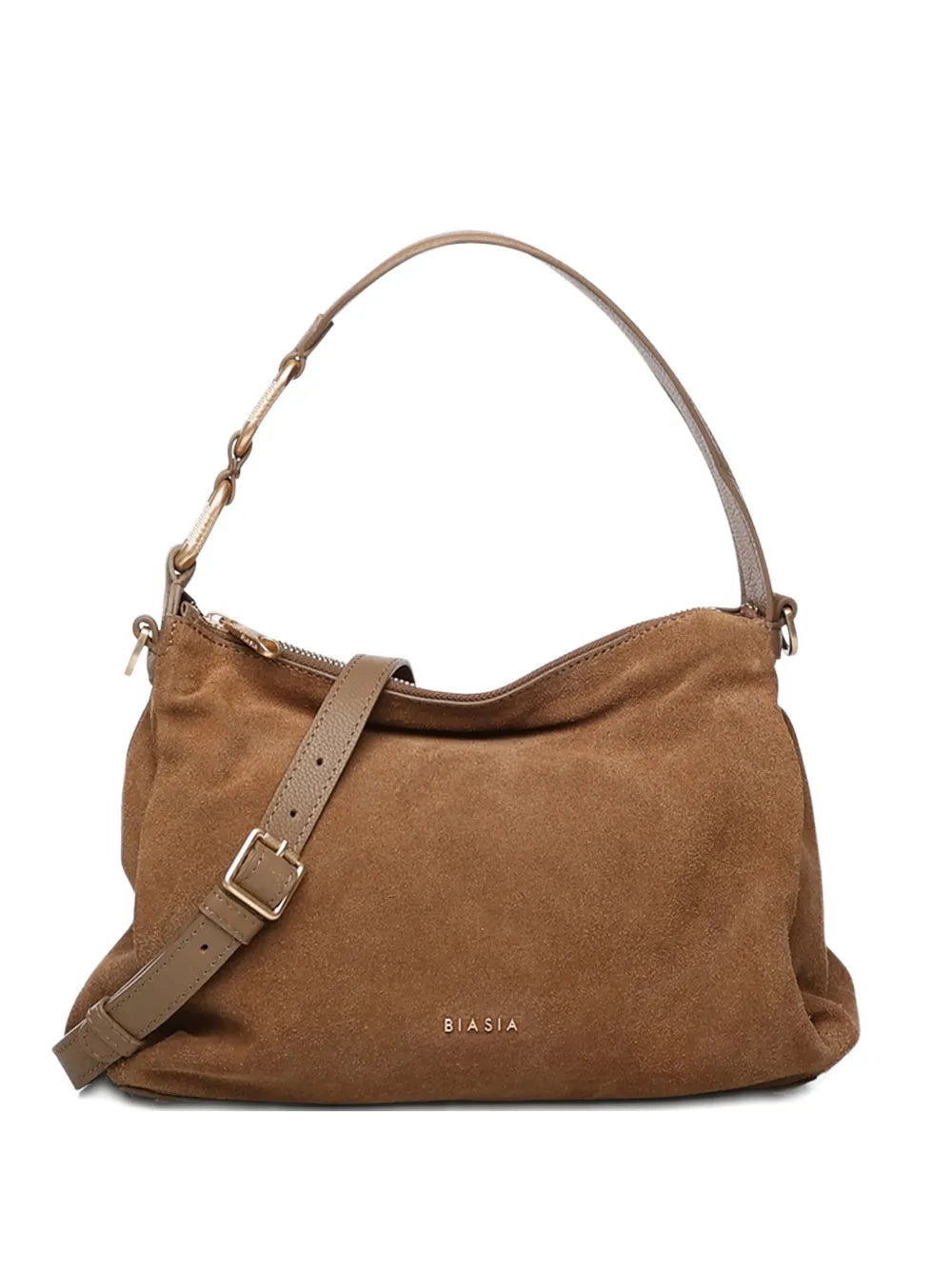 Biasia Zip Detail Shoulder Bag — Same as shown — Size One Size — Front View