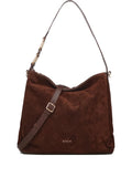 Biasia Suede Shoulder Bag — Same as shown — Size One Size — Front View