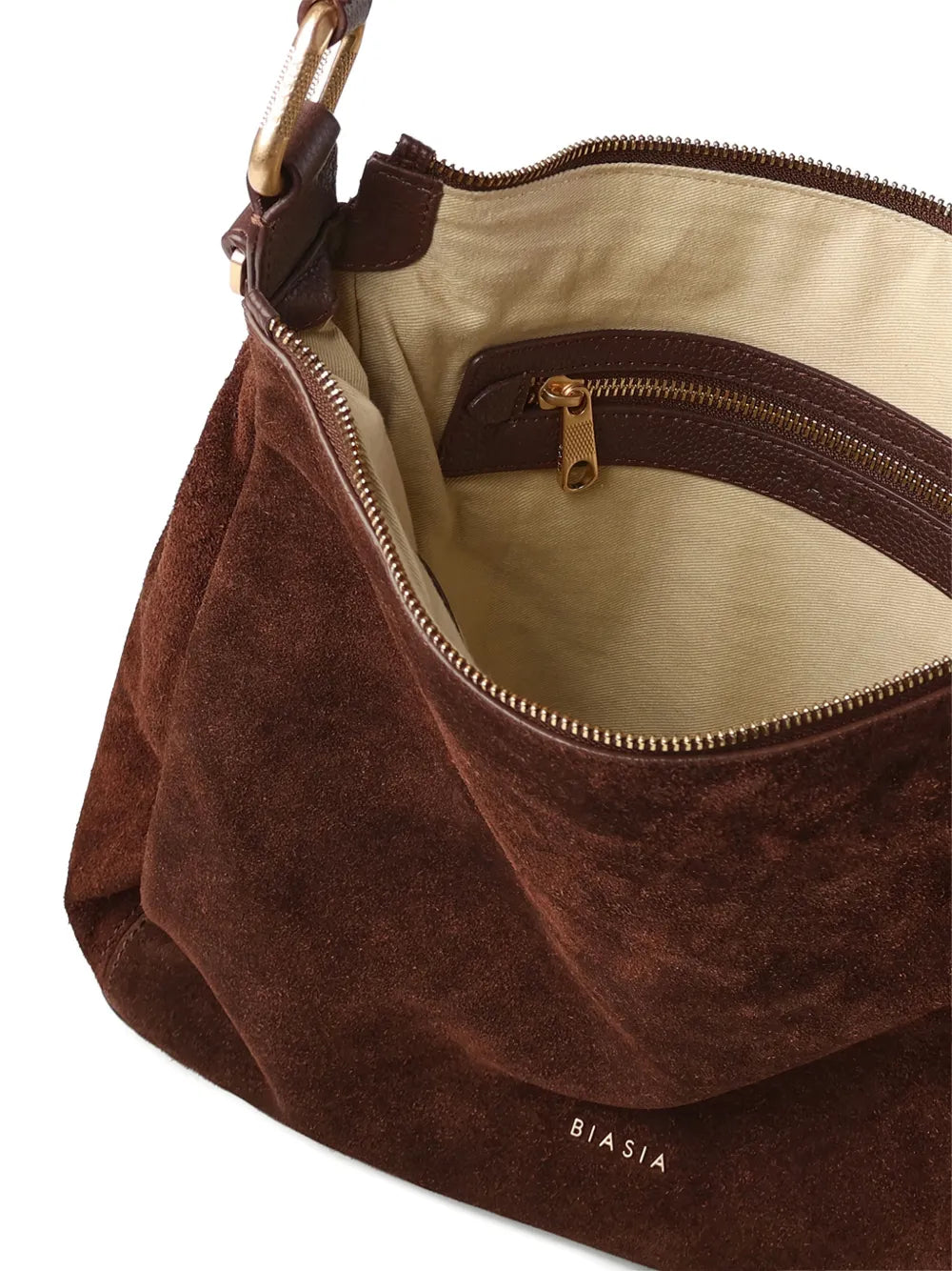 Biasia Suede Shoulder Bag — Same as shown — Size One Size — Top View