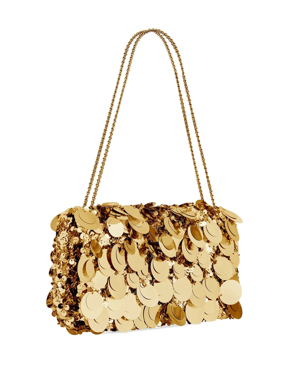 Rabanne Sequin Embroidered Shoulder Bag — Same as shown — Size One Size — Back View