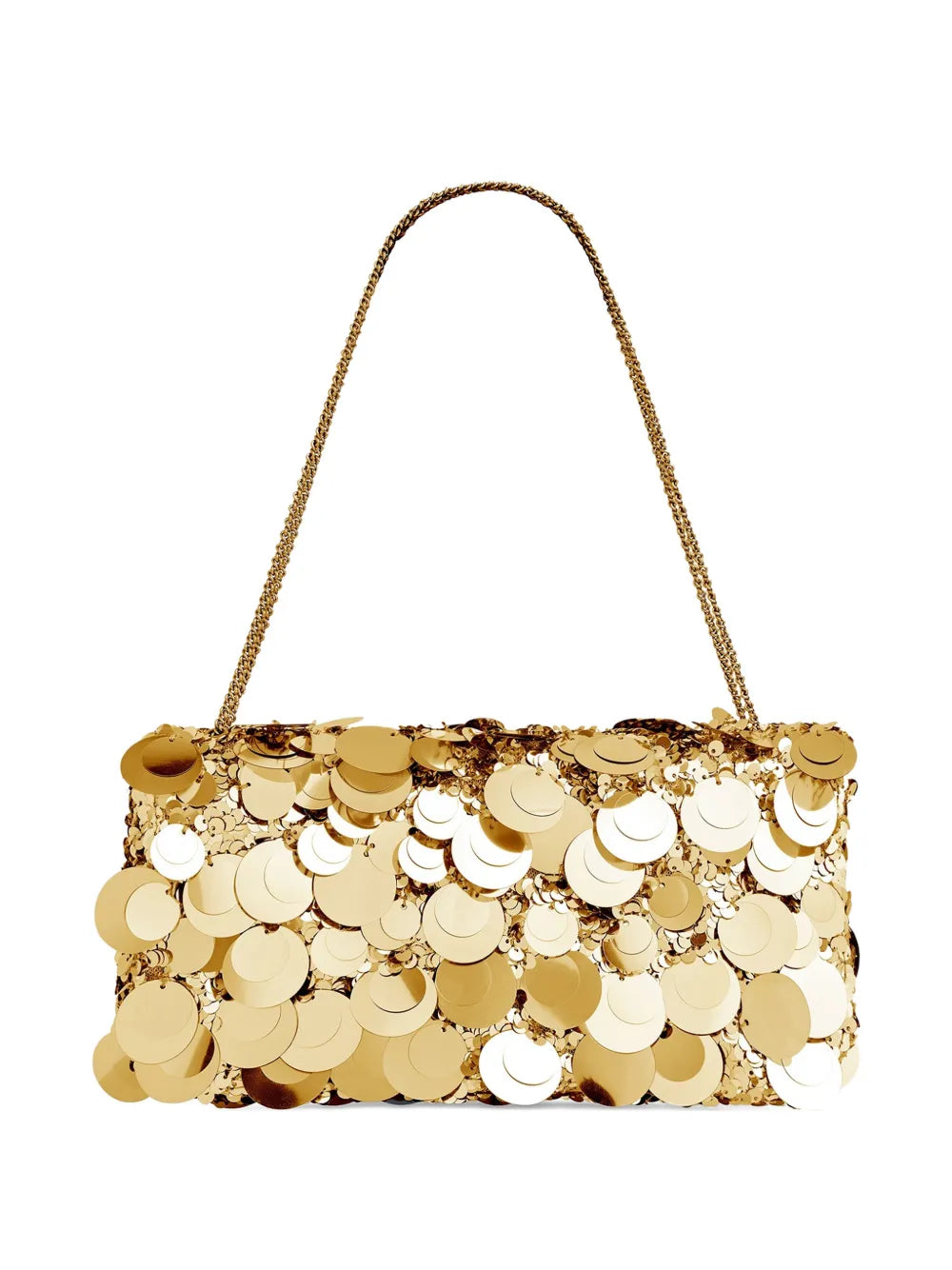 Rabanne Sequin Embroidered Shoulder Bag — Same as shown — Size One Size — Front View