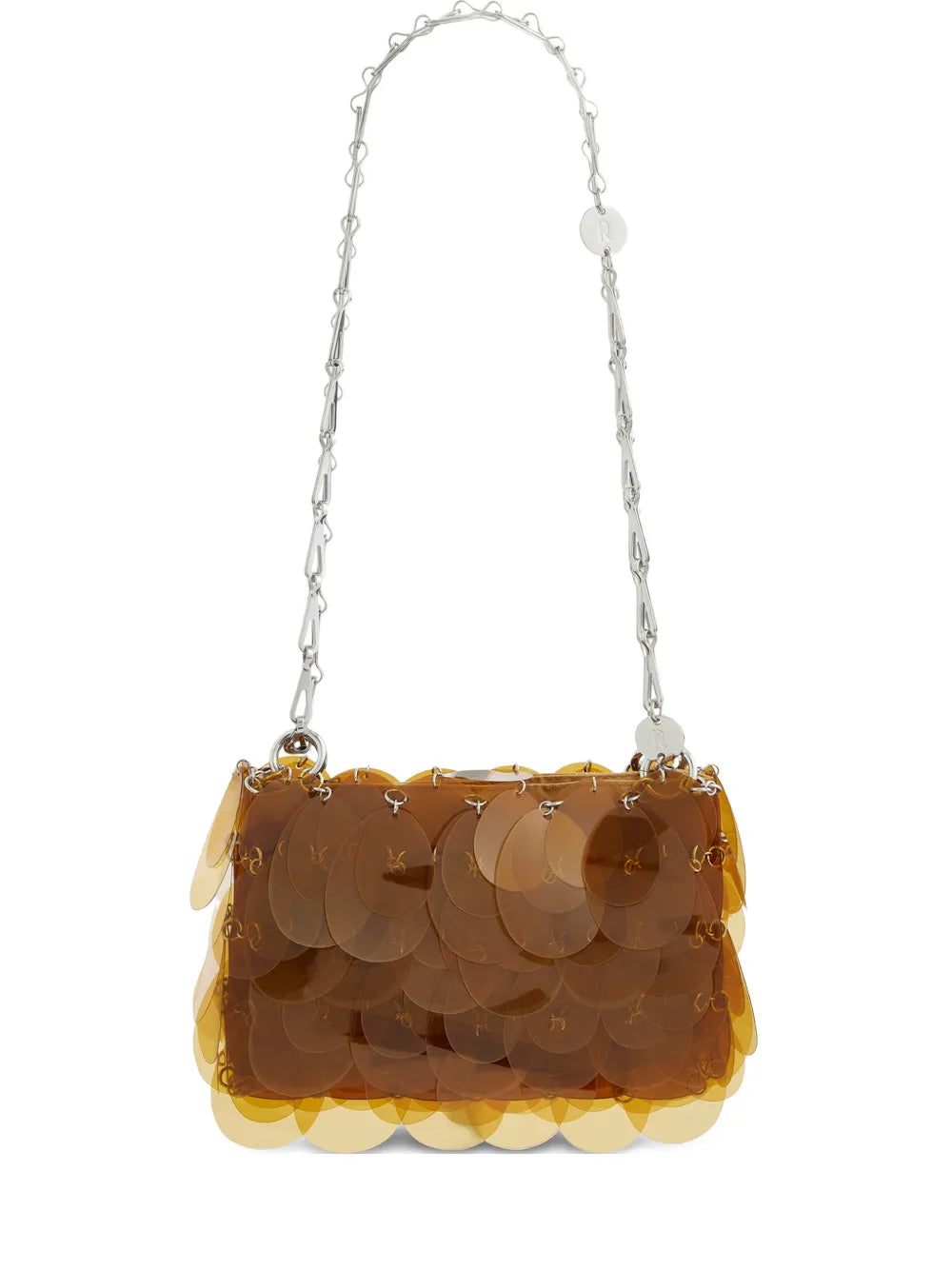 Rabanne Disc Chain Shoulder Bag — Same as shown — Size One Size — Front View