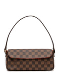 Louis Vuitton Pre Owned 2002 Damier Ebene Recoleta Shoulder Bag — Same as shown — Size One Size — Front View