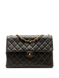 Chanel Pre Owned 1994 1996 Jumbo Classic Lambskin Single Flap Shoulder Bag — Same as shown — Size One Size — Front View