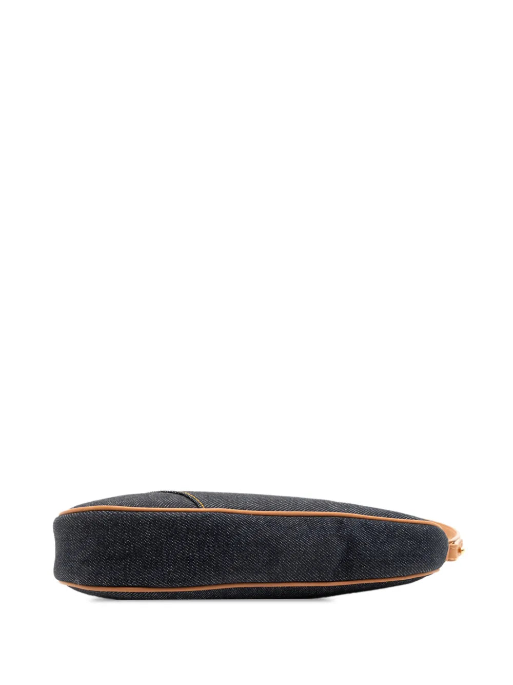 Christian Dior Pre Owned 2001 Mini Denim Saddle Pochette Shoulder Bag — Same as shown — Size One Size — Top View
