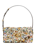 Valentino Garavani Devain Sequin Shoulder Bag — Same as shown — Size One Size — Front View