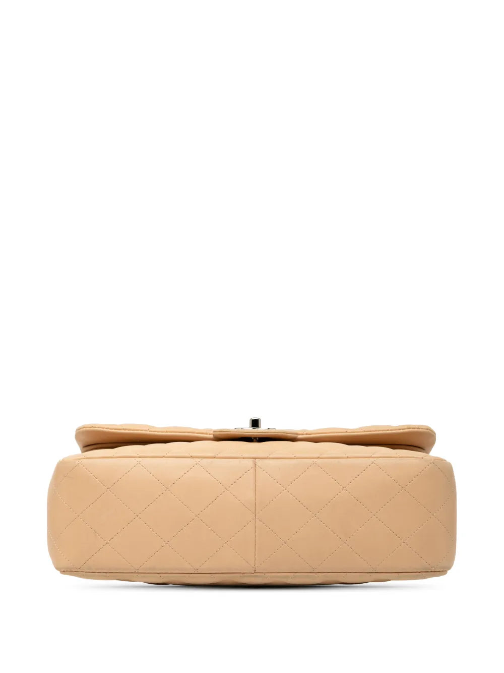 Chanel Pre Owned 2010 2011 Jumbo Classic Lambskin Double Flap Shoulder Bag — Same as shown — Size One Size — Top View
