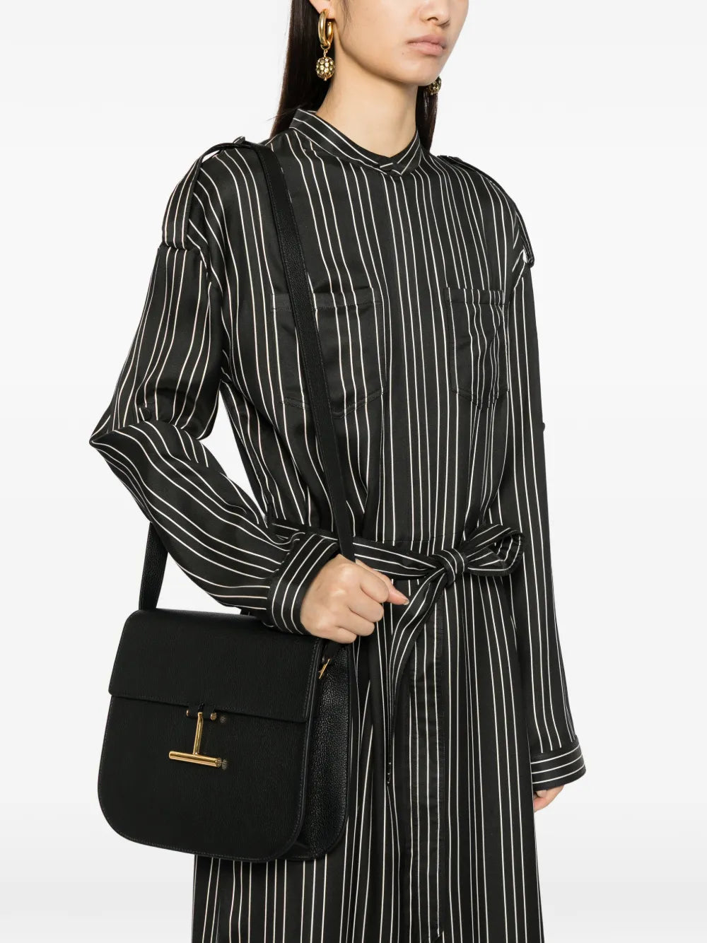 Tom Ford Medium Tara Shoulder Bag — Same as shown — Size One Size — Side View